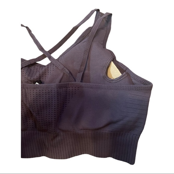 WOMEN'S Best Wear POWER SEAMLESS SPORTS BRA - charcoal gray - Picture 6 of 12